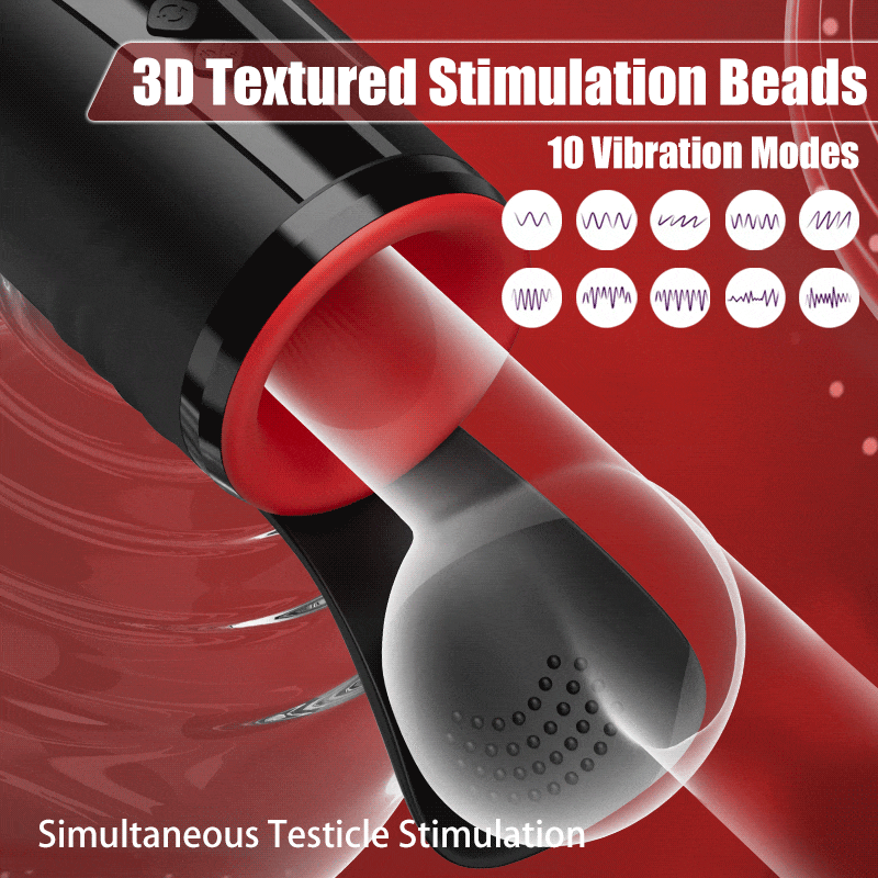 10×Vibe 5×Suck 3×Spin Glans Focused Masturbator