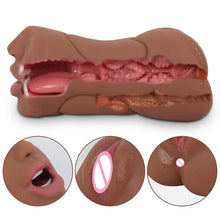 Load image into Gallery viewer, 3 In 1 Triple Holes Inverted Model Male Masturbation Cup