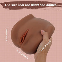 Load image into Gallery viewer, 2.8lb Brown Sex Doll Male Masturbators Sex Toys With Vagina Anal Sex Stroker